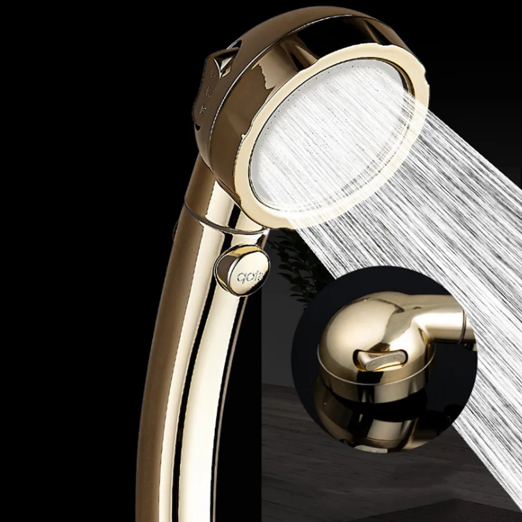 

High Pressure Showerhead Household Shower Portable 360 degrees rotating shower chrome finish Versatile head для ванной комнаты